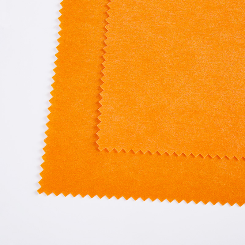 Orange 99.999% Polyester 73G plain-sized na spunlace na hindi pinagtagpi na tela